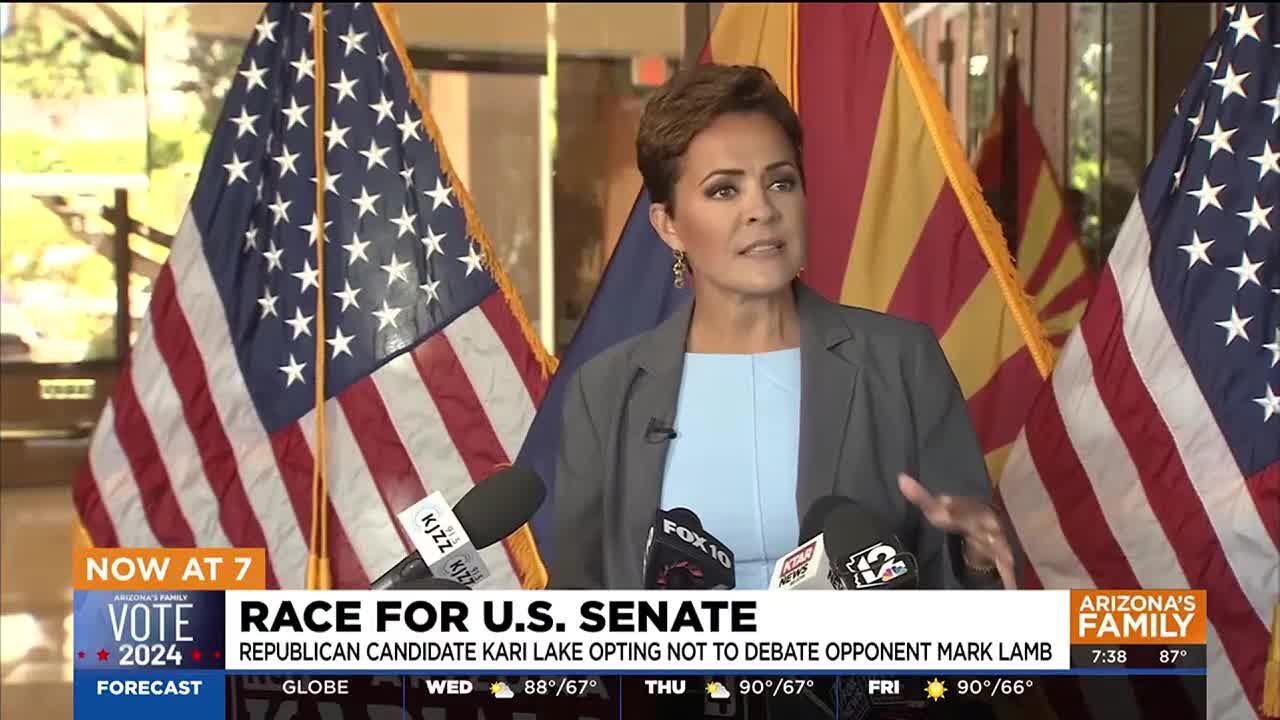 Kari Lake opts out of GOP US Senate debate