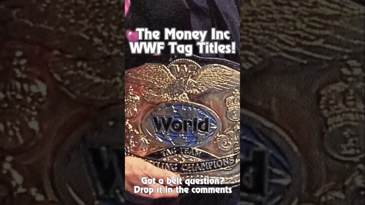 Classic WWF Tag Team Belt - Money Inc Edition 