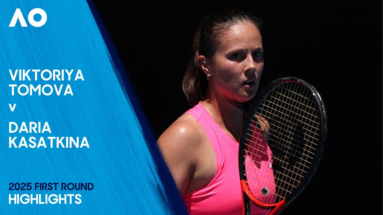 Viktoriya Tomova v Daria Kasatkina Highlights | Australian Open 2025 First Round