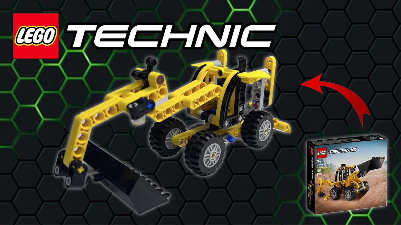 LEGO Technic 42197 Backhoe Loader | Alternate MOC Excavator Speed Build