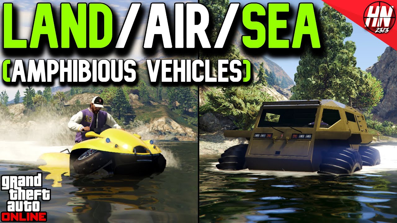 Top 10 Amphibious Vehicles In GTA Online
