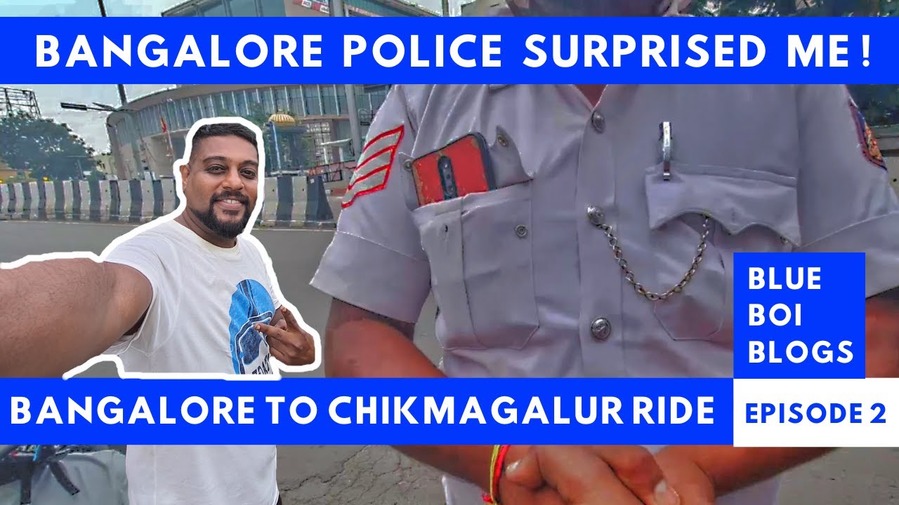 BANGALORE TO CHIKMAGALUR RIDE | KA POLICE SURPRISE | EP 2 | BLUE BOI BLOGS