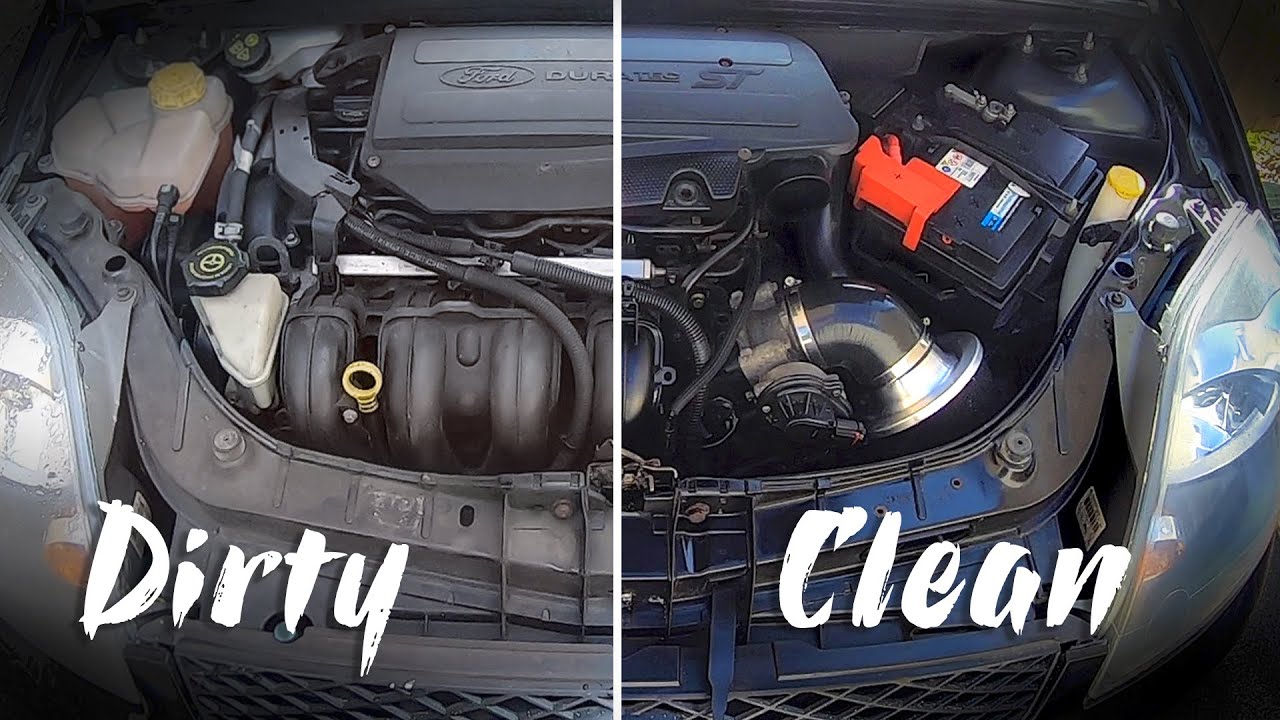 Engine Bay Cleaned and Dressed on the MK6 Fiesta ST150 ASMR Style - Episode 08