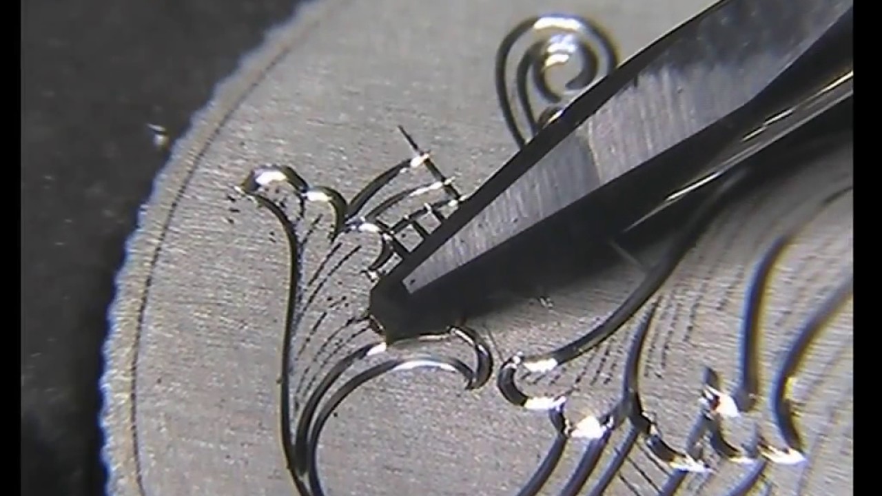 Super Closeup Hand Engraving  You wont like if not an 'Engraving Nerd'