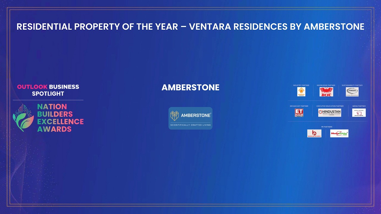 AMBERSTONE побеждает в номинации &laquo;Жилая недвижимость года&raquo; &ndash; Ventara Residences от Amberstone | N...