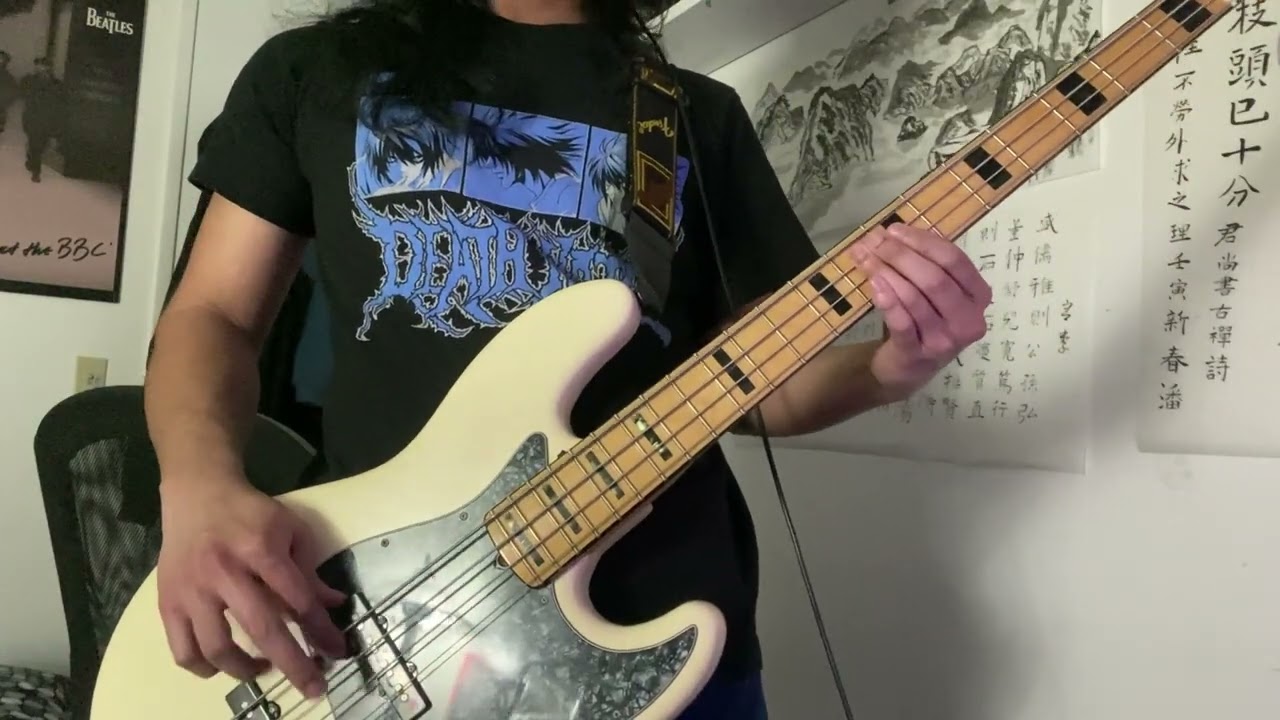 MAXIMUM THE HORMONE -What's up, people?! (Bass cover)