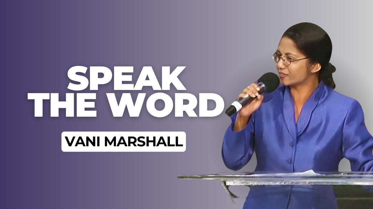 Speak the Word - Vani Marshall