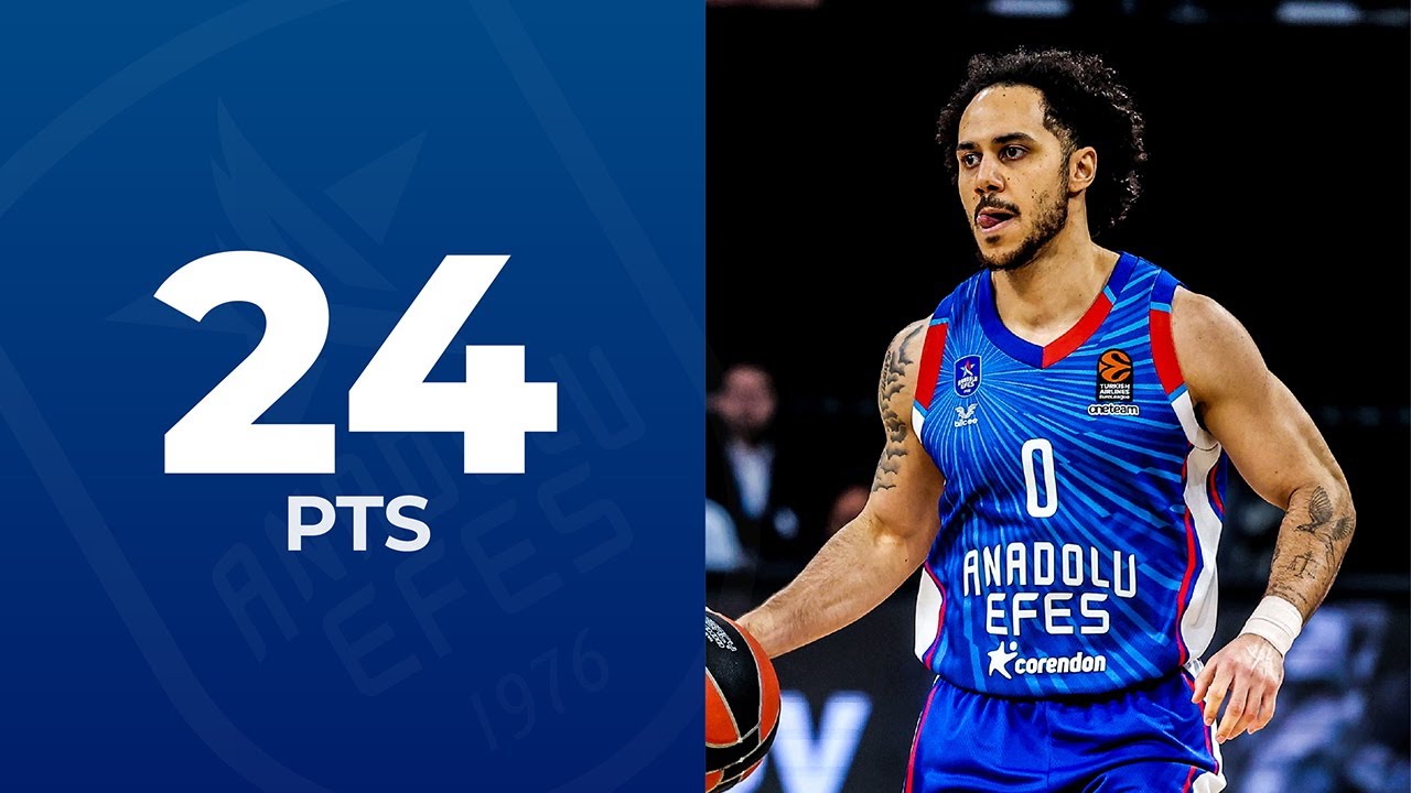 Shane Larkin Alev Aldı 🔥24 sayı vs. Olympiakos | 18.10.2024