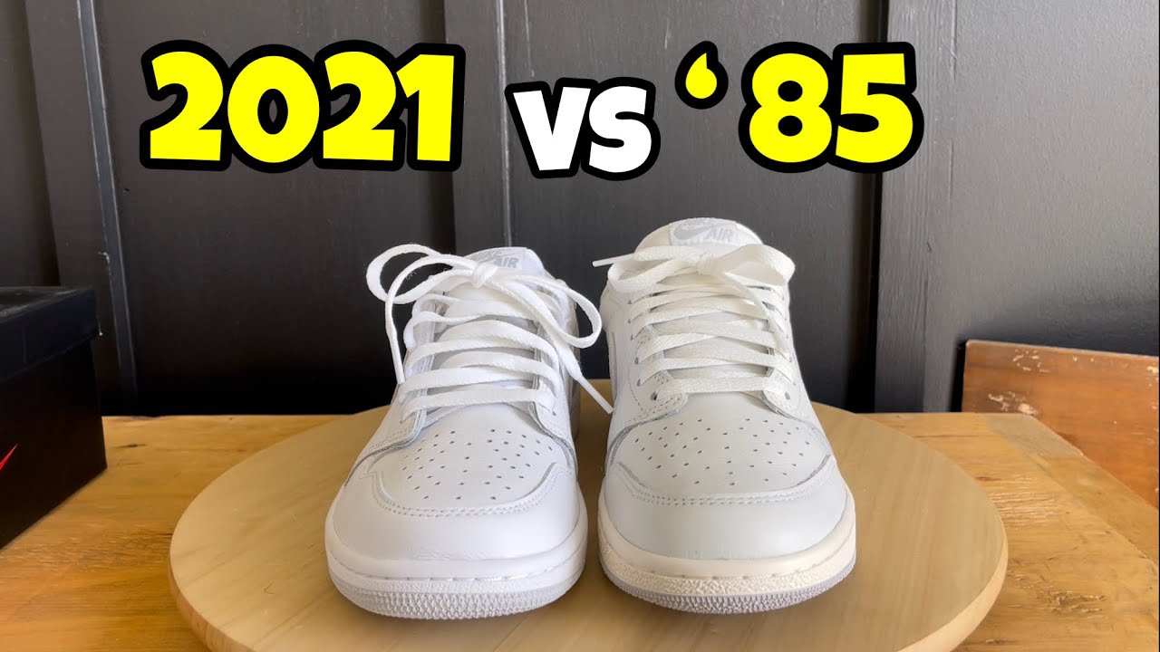 Air Jordan 1 Low Neutral Grey: сравнение 2021 и 2023 годов 85
