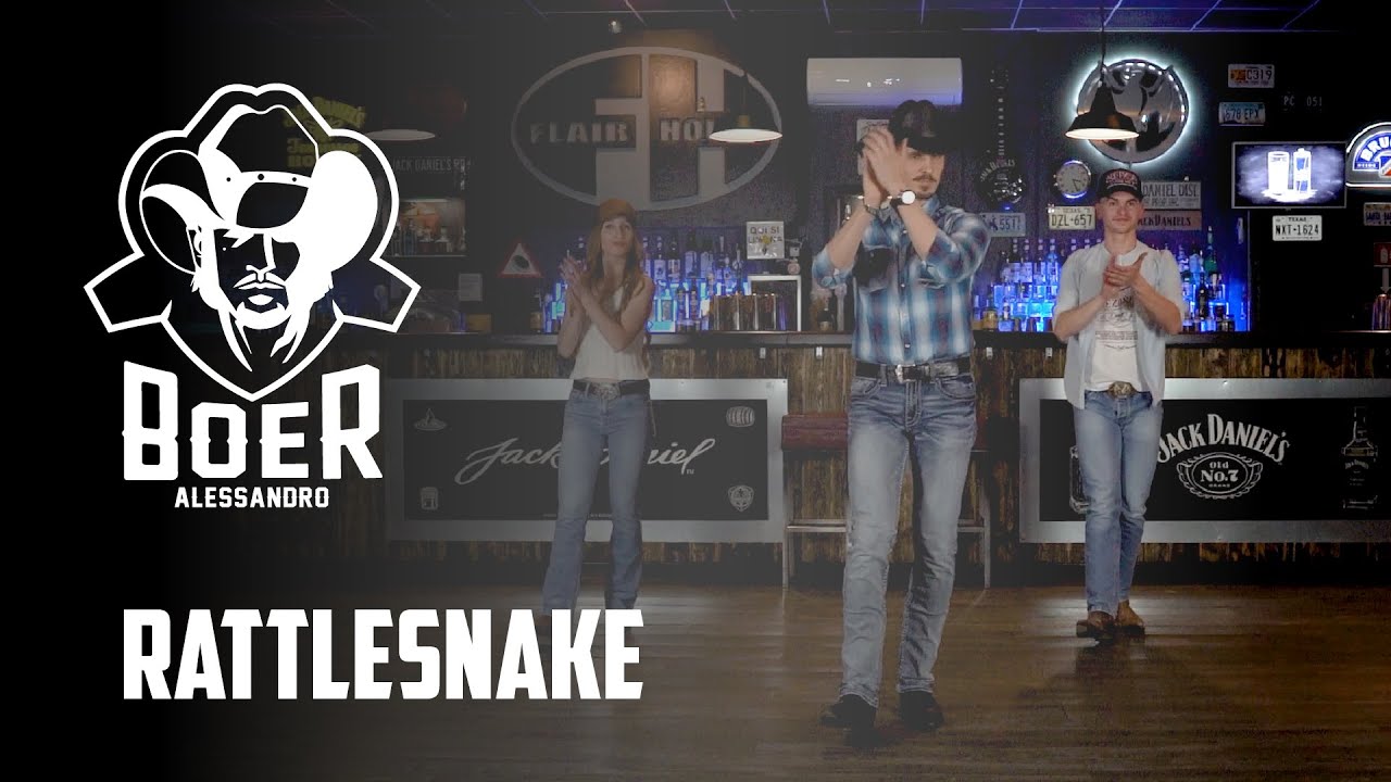 Rattlesnake | Official Line Dance Tutorial by Alessandro Boer & Stefano California