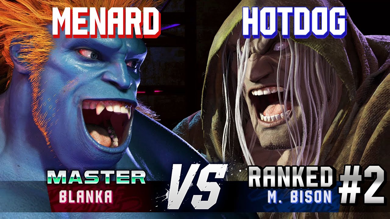 SF6 ▰ MENARD (Blanka) vs HOTDOG (M.Bison / Dee Jay) ▰ High Level Gameplay