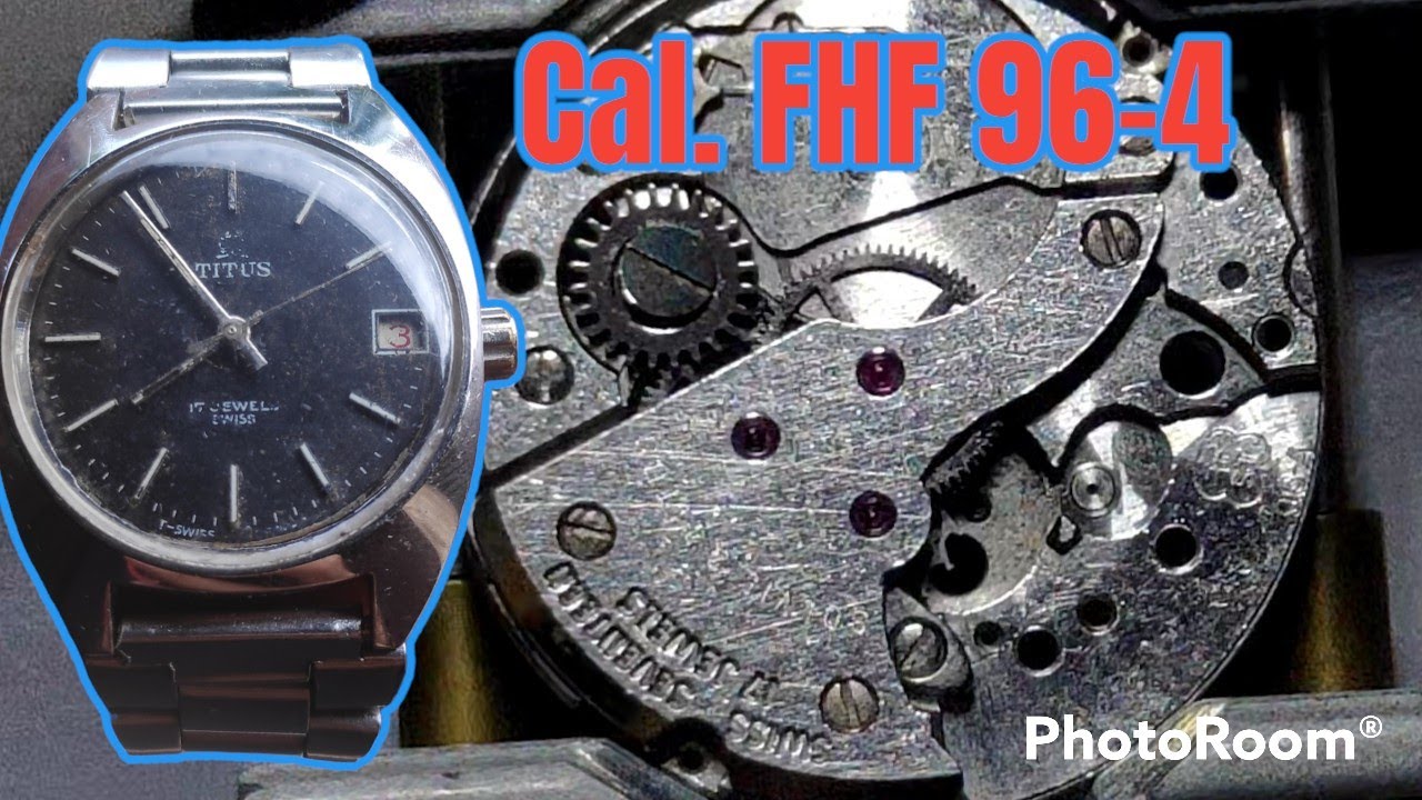 Service Jam Tangan Titus Manual Winding Cal. FHF 96-4