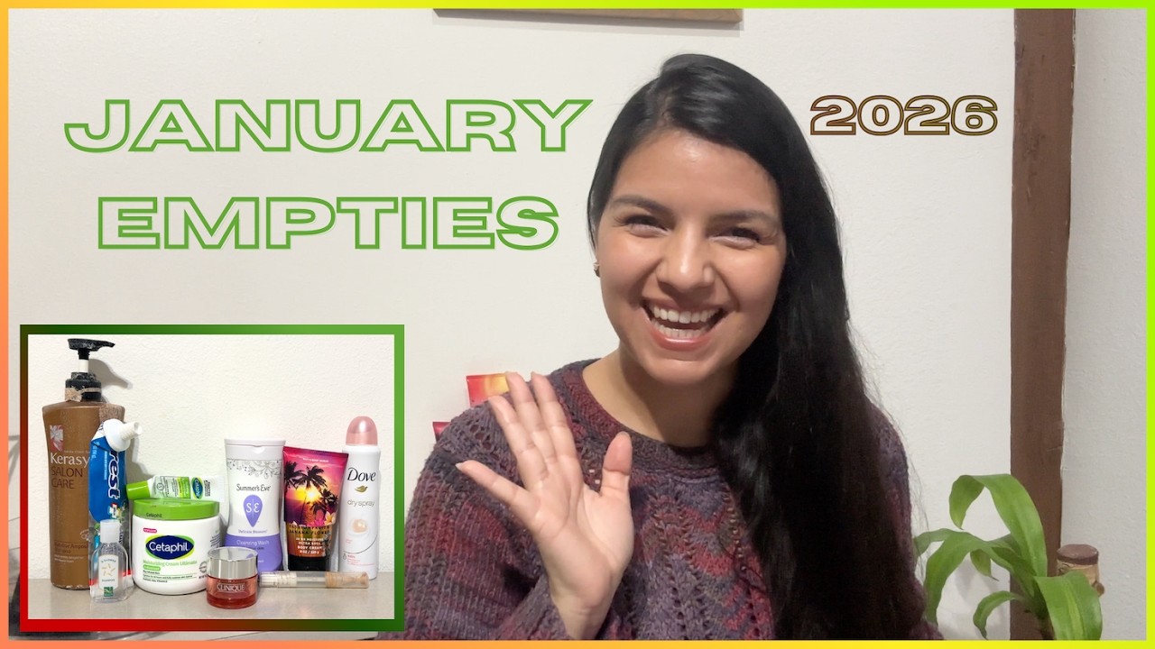 Project Pan! Empties! Jan 2026