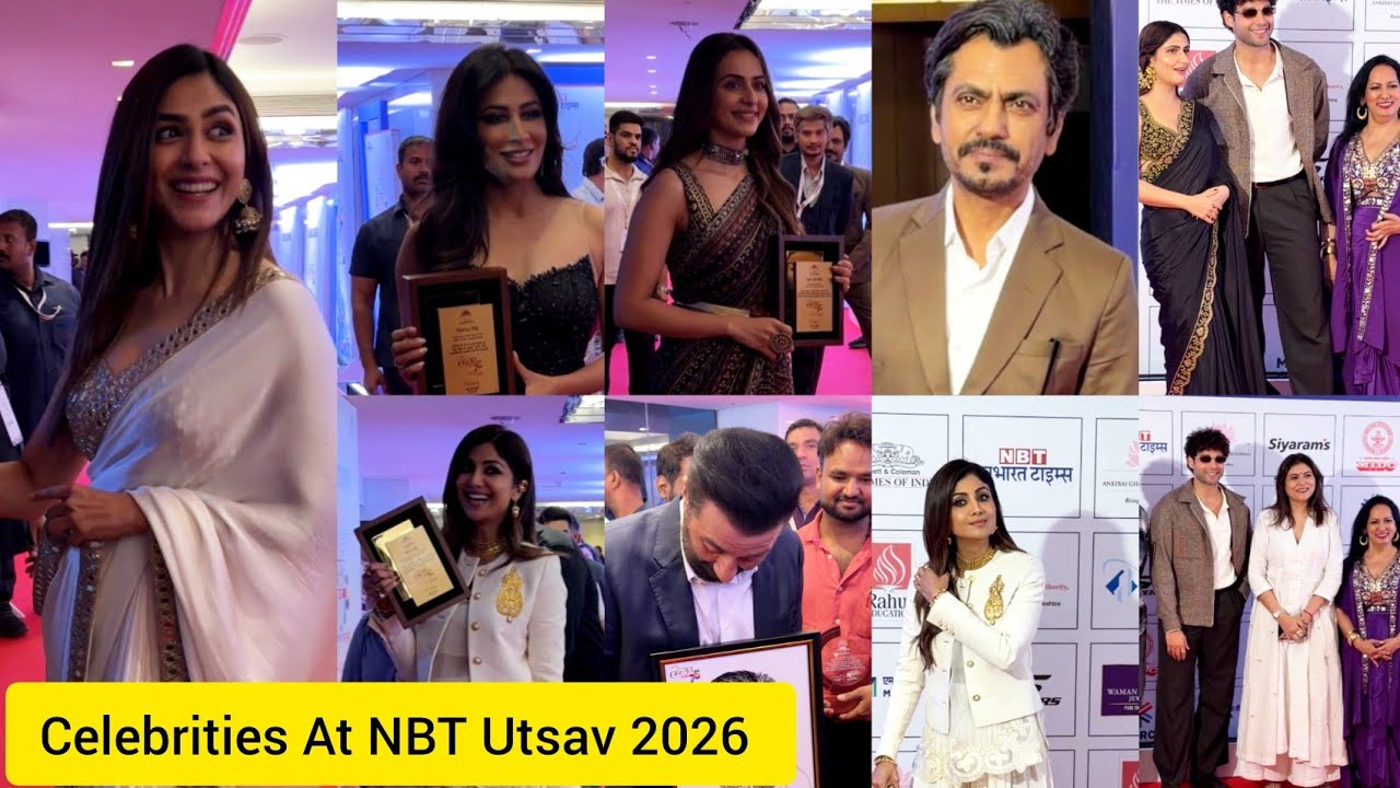 NBTUtsav 2026 Taapsee Pannu Fatima Sana Shaikh Mrunal Thakur Nawazuddin Siddhant Ishaan Shilpa Sunny