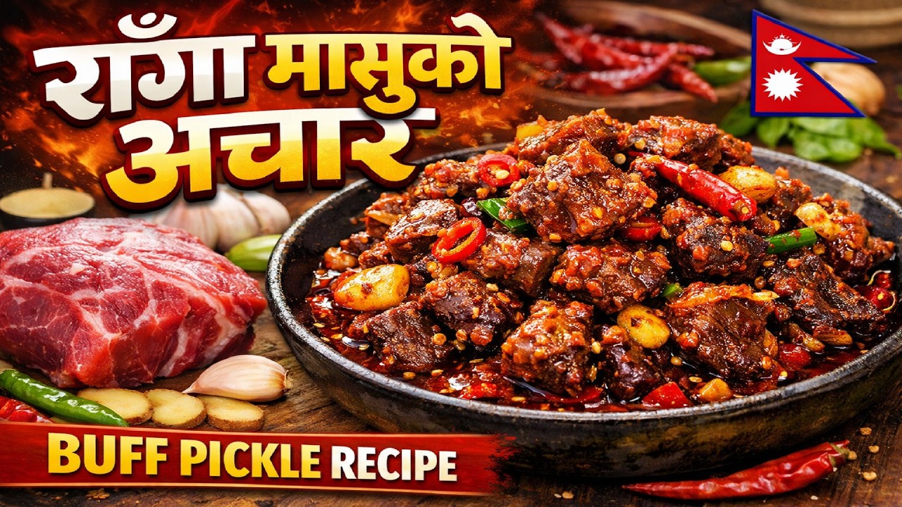 Ragako Masu Ko Achar | Buff Achar Recipe | Masuko Achar Recipe