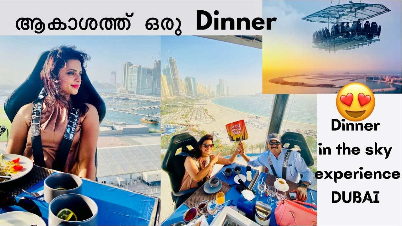 Dinner in the sky 😍 One of the best experience in Dubai