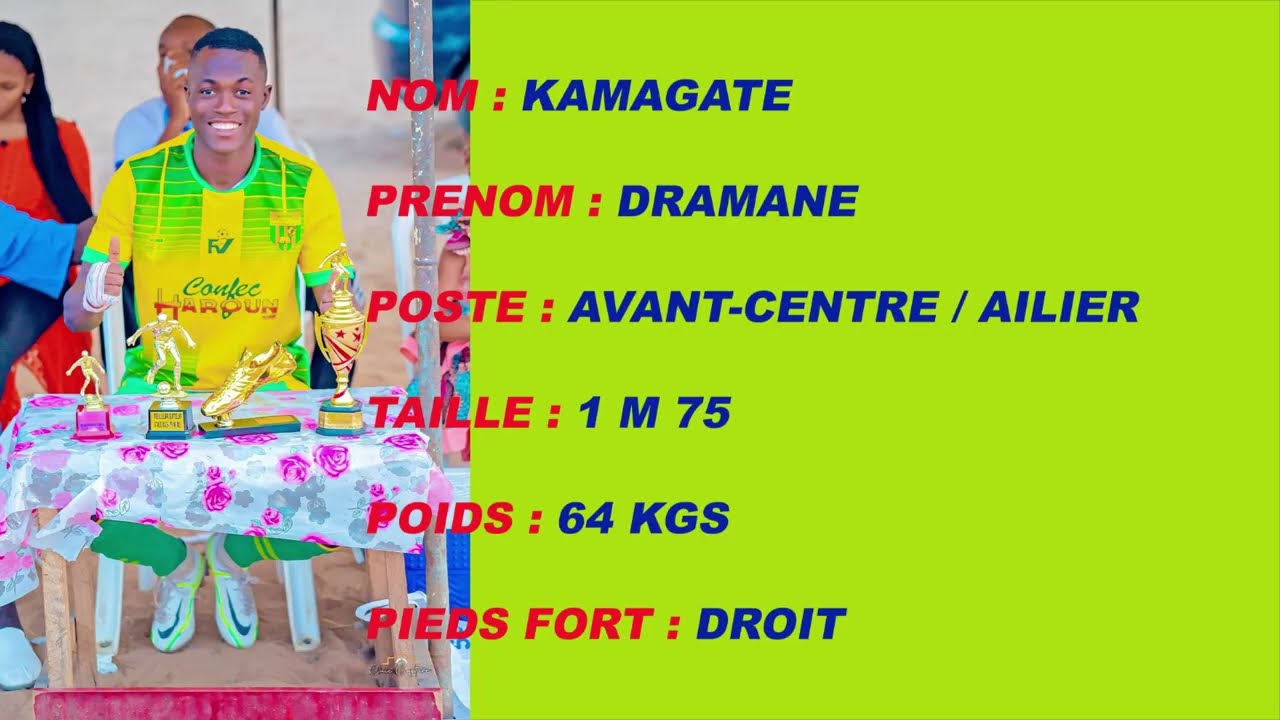 Kamagat&eacute; Dramane - Avant-Centre
