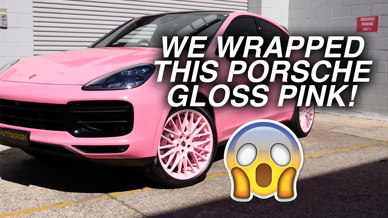 WE WRAPPED A PORSCHE CAYENNE GLOSS PINK!