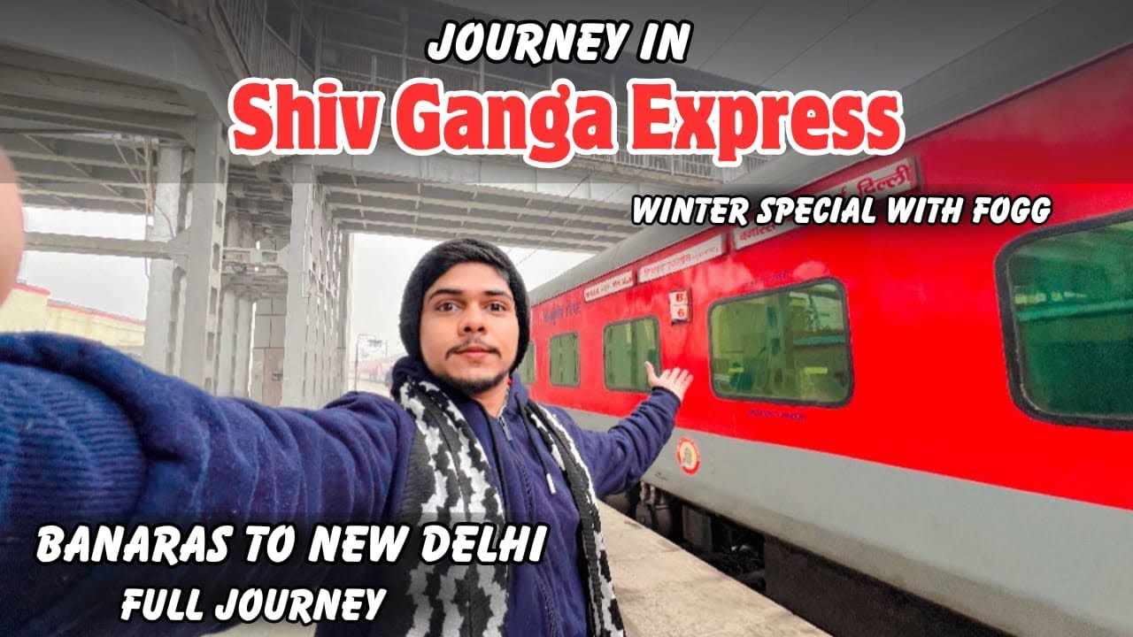 SUPERFAST SHIV GANGA EXPRESS in Foggy Winter | Full Journey 