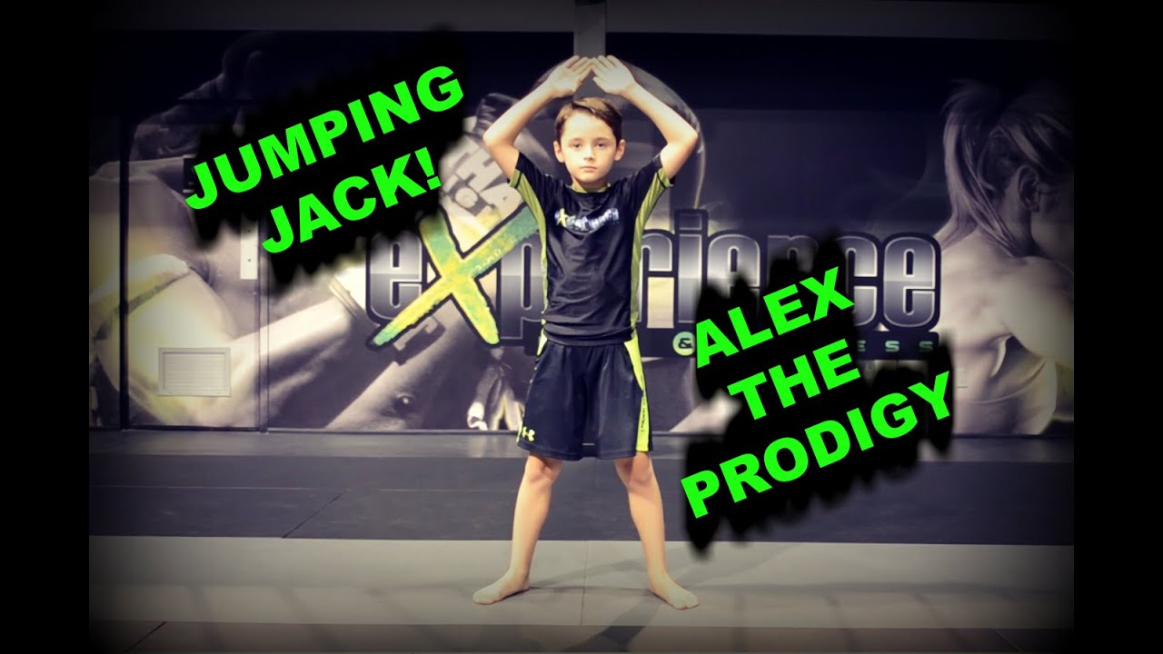 Alex The Prodigy - How To Do A Jumping Jack | Kids Fitness | Muay Thai | Jiu-Jitsu