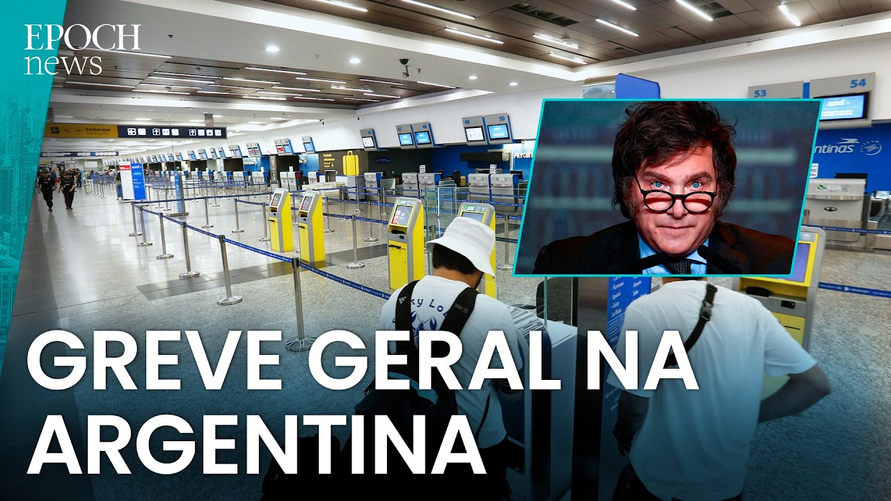 Sindicatos na Argentina realizam paralisação em meio a voto sobre reforma trabalhista de Milei