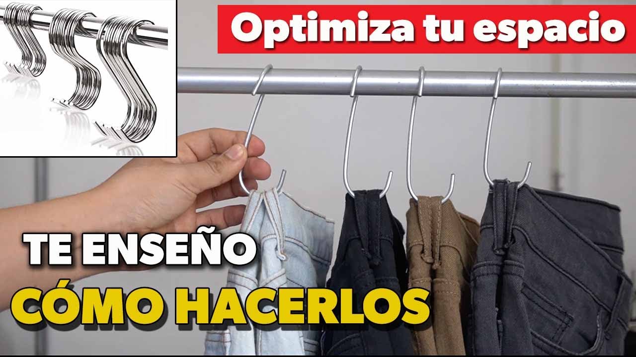 DIY Como Hacer Ganchos para Jeans en Forma de S