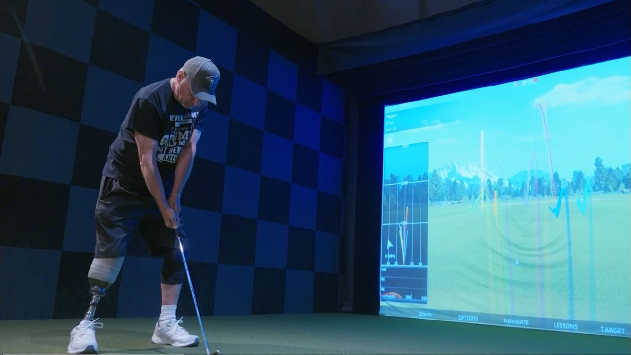 Glenrose Rehabilitation Hospital Indoor Golf Clinic