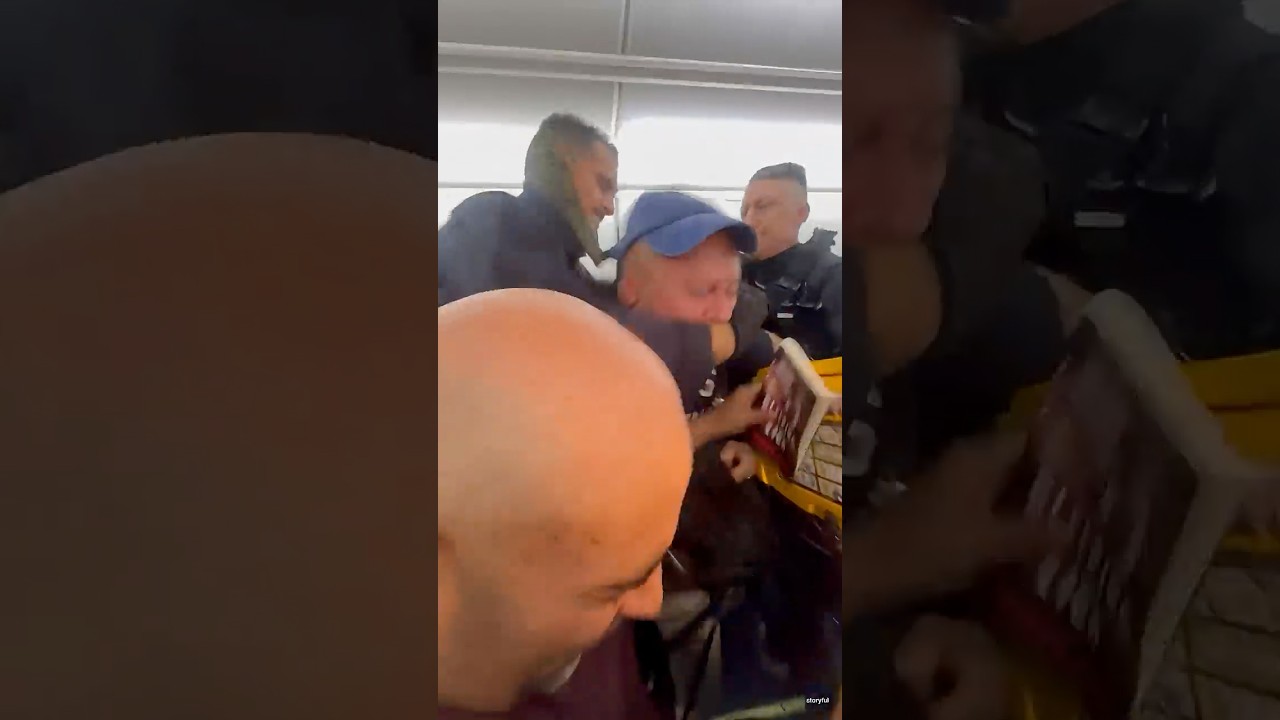 Police remove 'unruly' group from flight after diversion