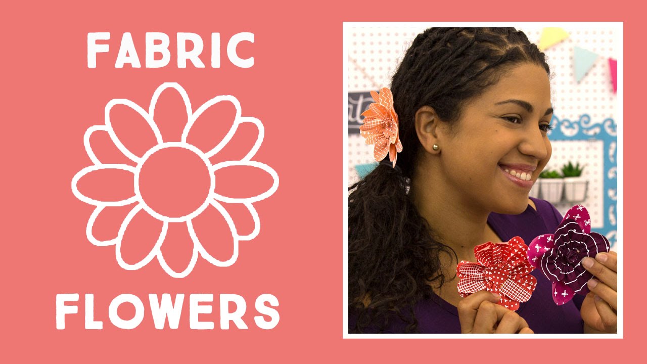 Make Adorable Fabric Flowers with Vanessa