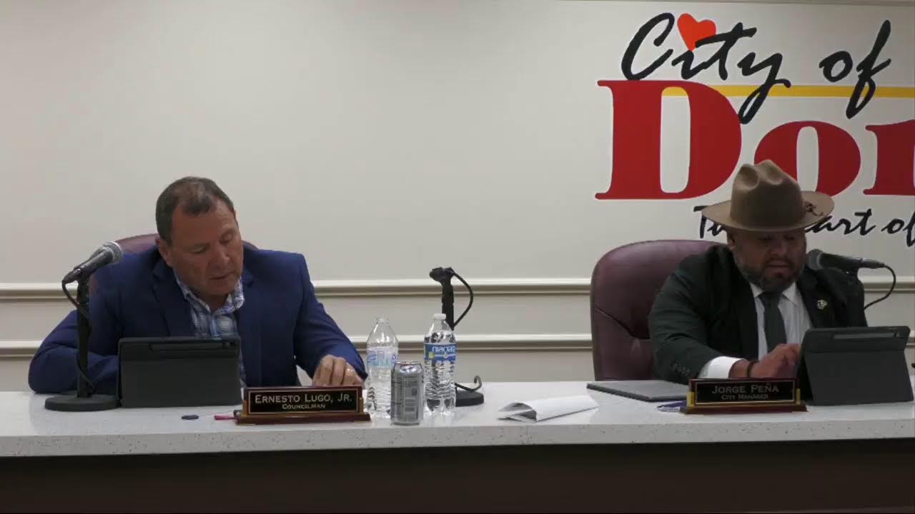 Special City of Donna Council Meeting 6-16-2025