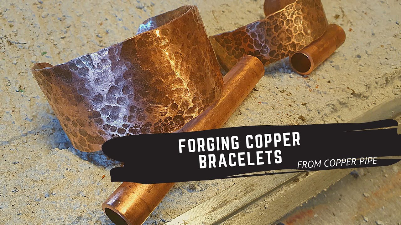Copper bracelet. - Forging -