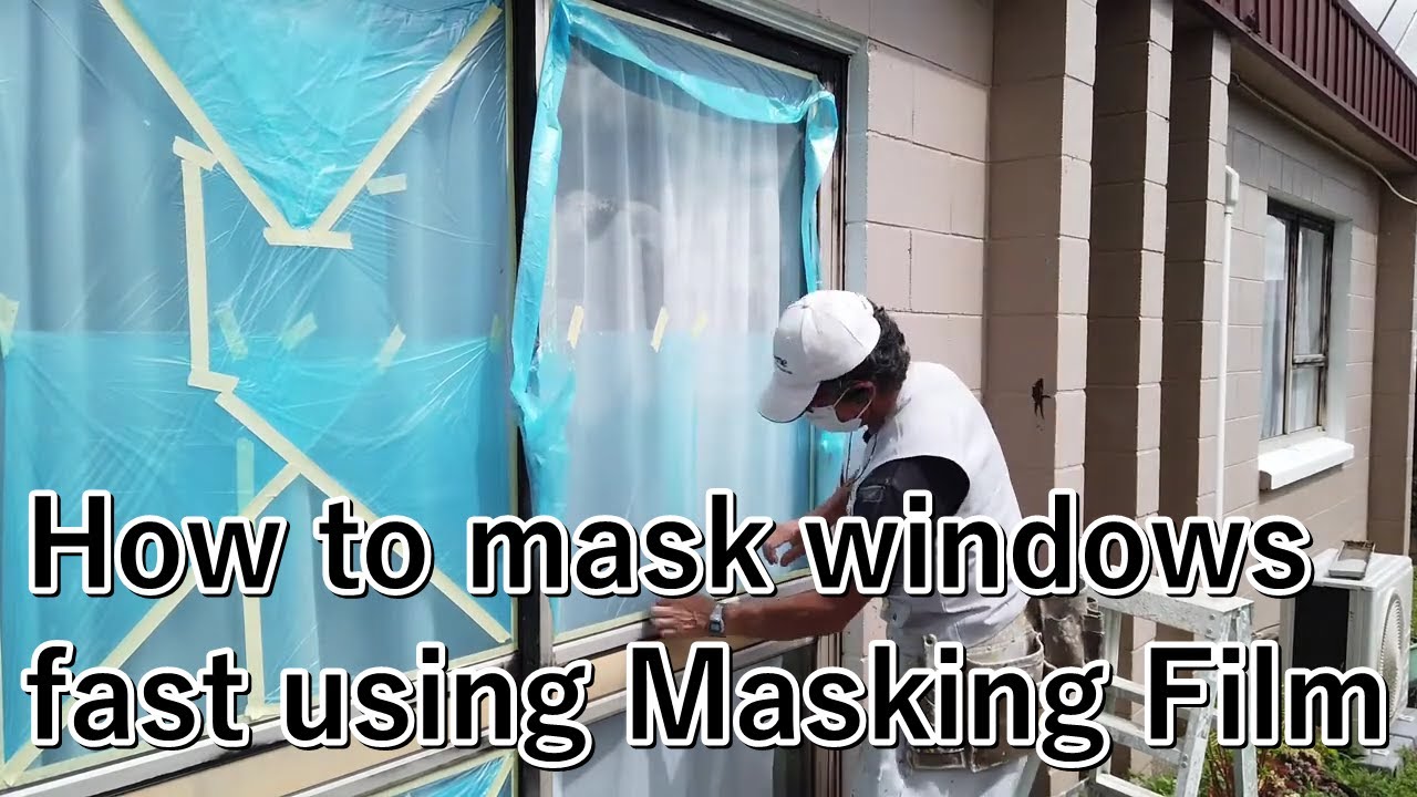 How to mask windows fast using Masking Film