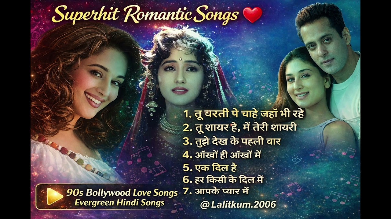 ▶️90s Bollywood 🌺 Love Song 🌺 Everyone Hindi Superhit songs🎶 #viralsong 