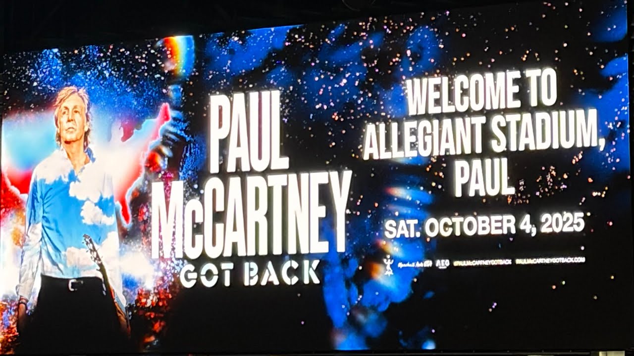 @PaulMcCartney concert at @AllegiantStadm October 4th, 2025 #paulmccartney #allegiantstadium 🎸🎹