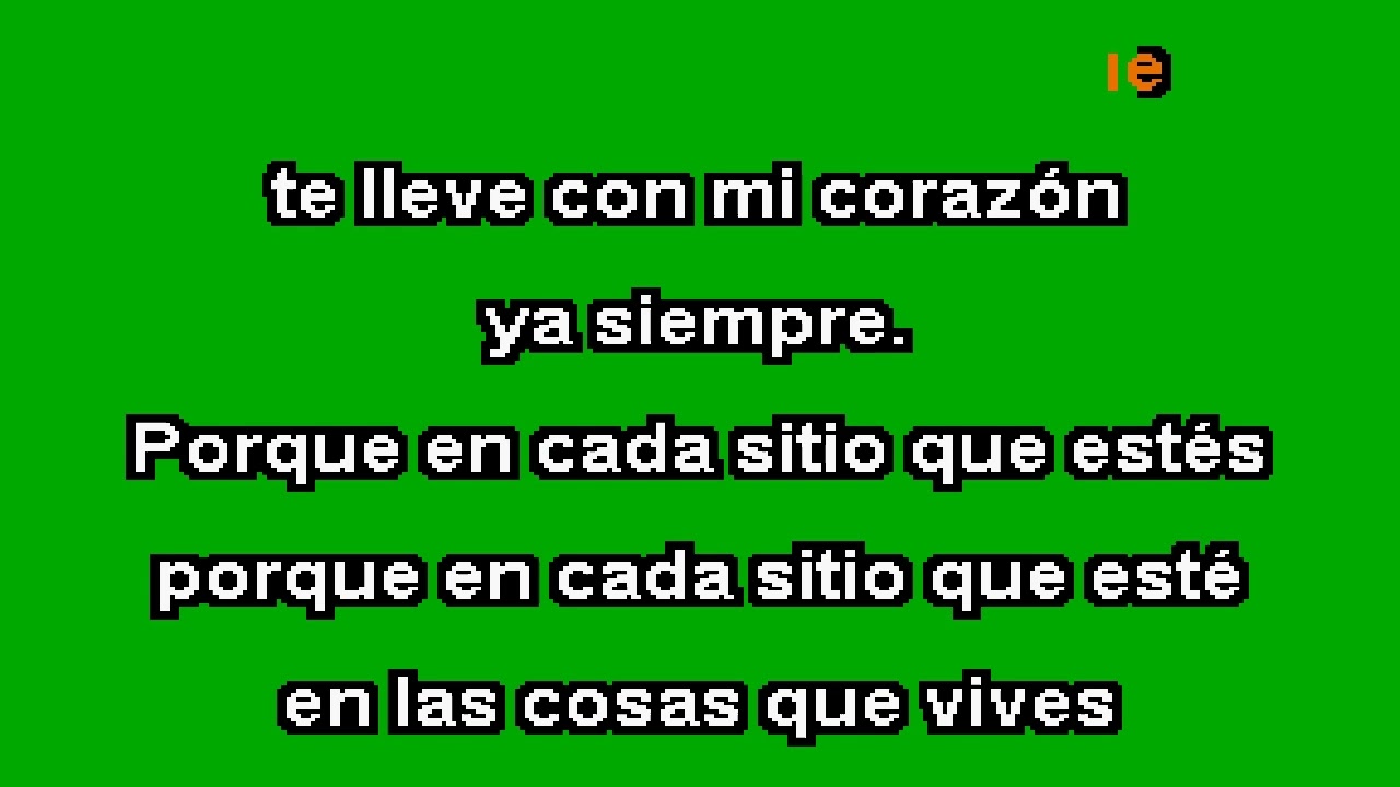La Amistad - Laura Pausini - KARAOKE