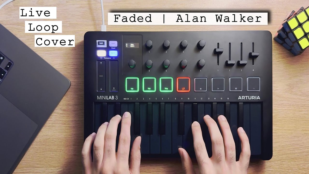 Alan Walker - Faded (Live Loop Cover) | Arturia MiniLab 3