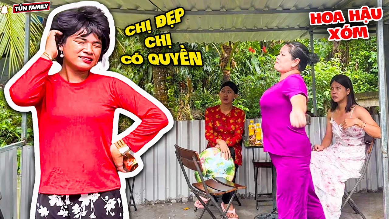 Hàng Xóm Sân Si, Thúy Liễu Lên Đồ Vả Mặt Tơi Bời - Tủn Family