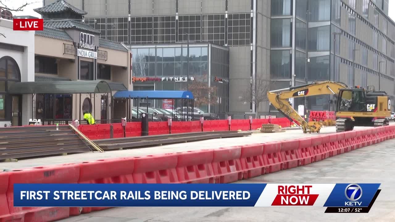 First batch of streetcar rail delivered to Omaha