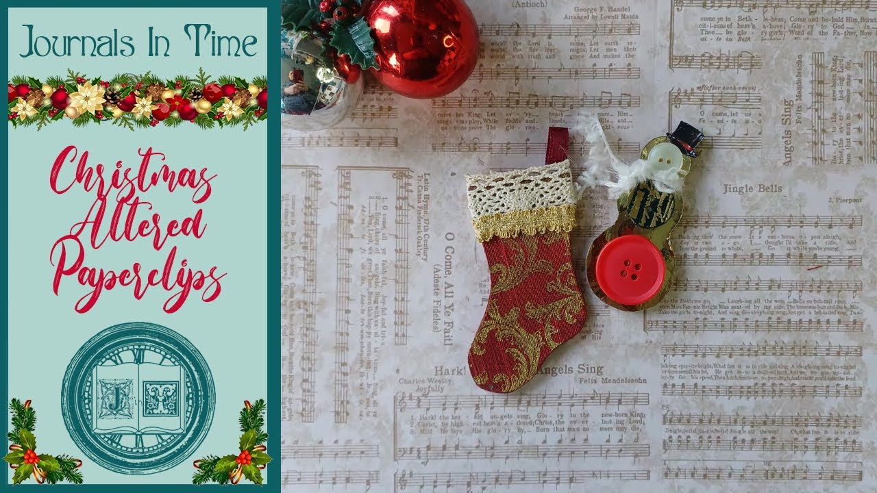 SO CUTE! Christmas Altered Paperclips