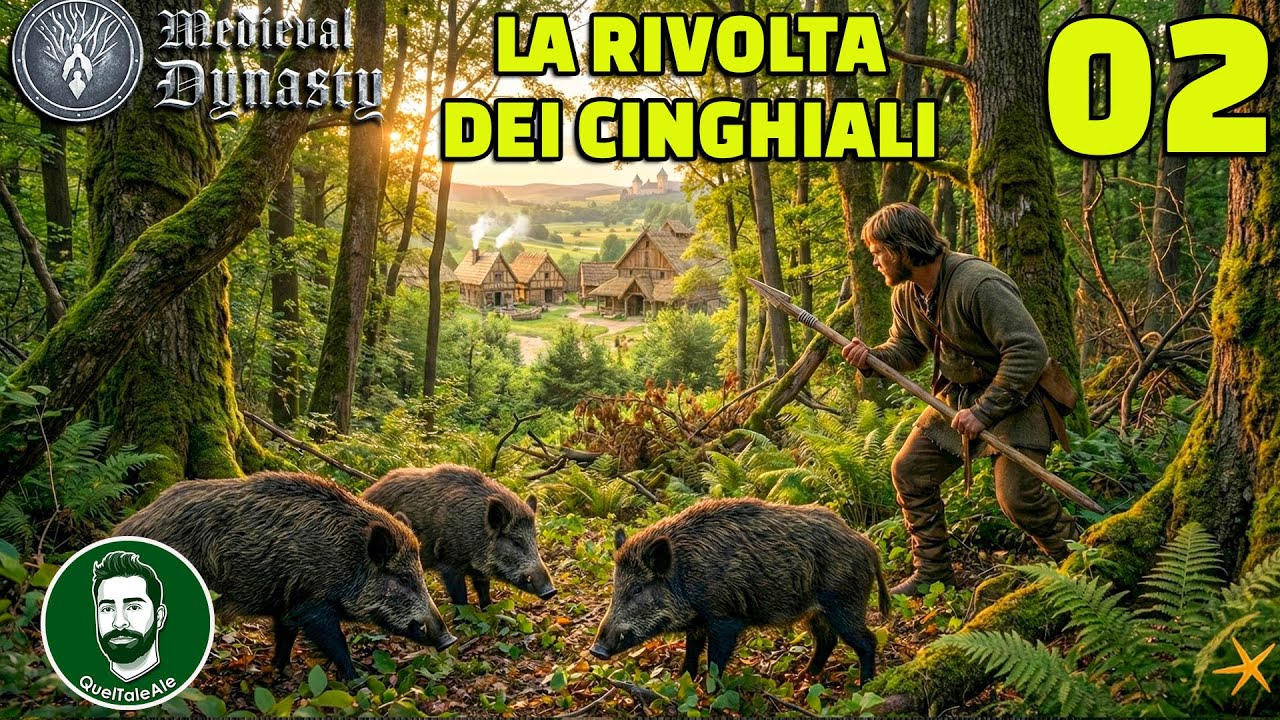A CACCIA DI CINGHIALI...MA CHI CACCIA CHI? - Medieval Dynasty - Gameplay ITA - 02