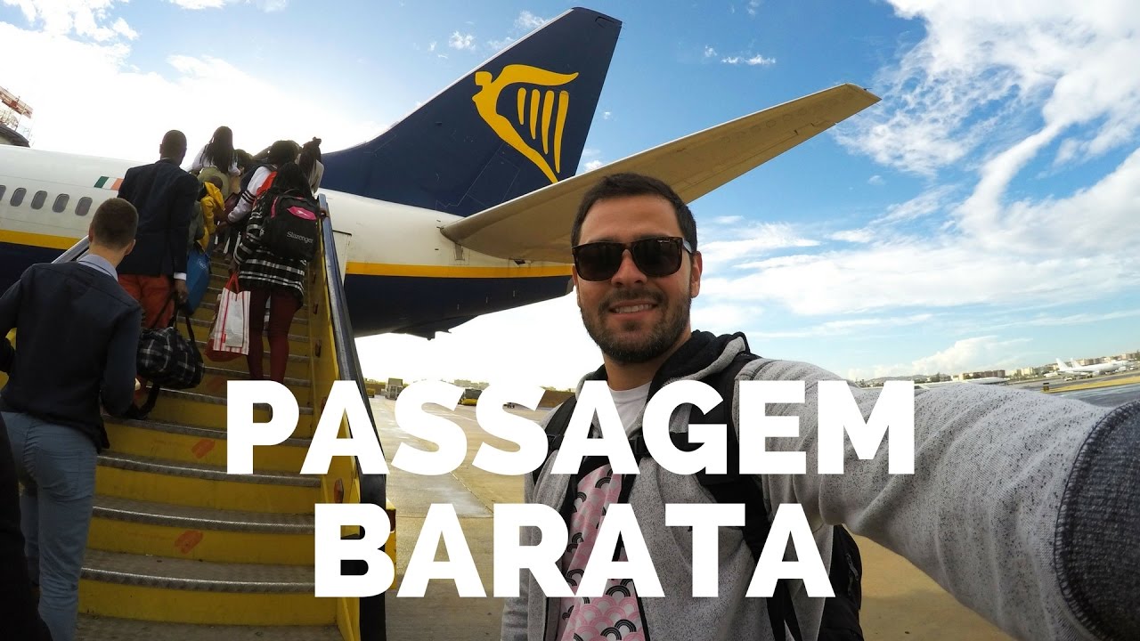 Como é voar de RYANAIR - Companhia LOW COST de passagens aéreas