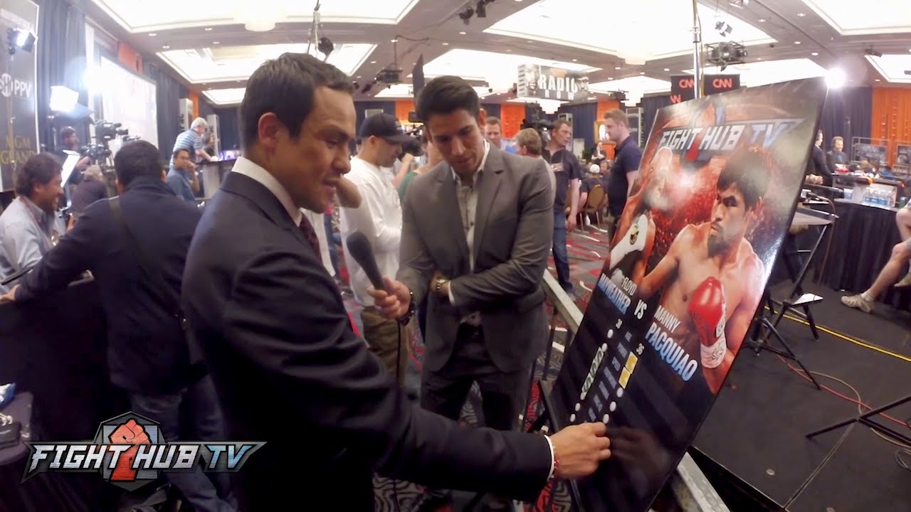 JUAN MANUEL MARQUEZ'S EPIC MAYWEATHER VS PACQUIAO CHART BREAKDOWN VIDEO