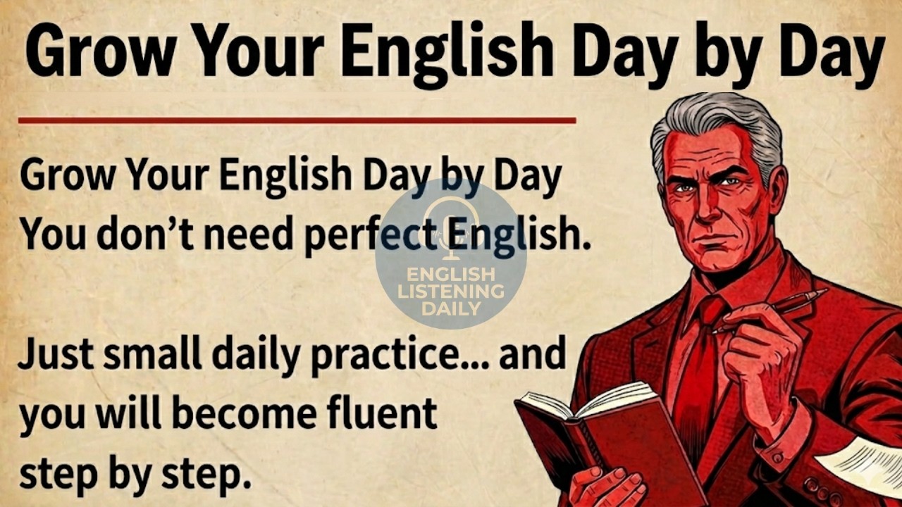 Grow Your English Day by Day | Graded Reader ✅️ | Improve Your English Fluency | English Podcast 🎧