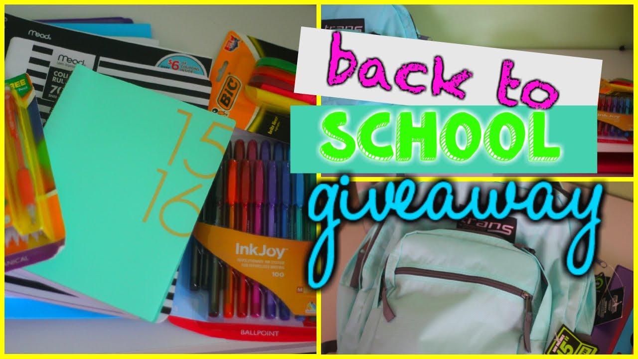 HUGE BACK TO SCHOOL GIVEAWAY