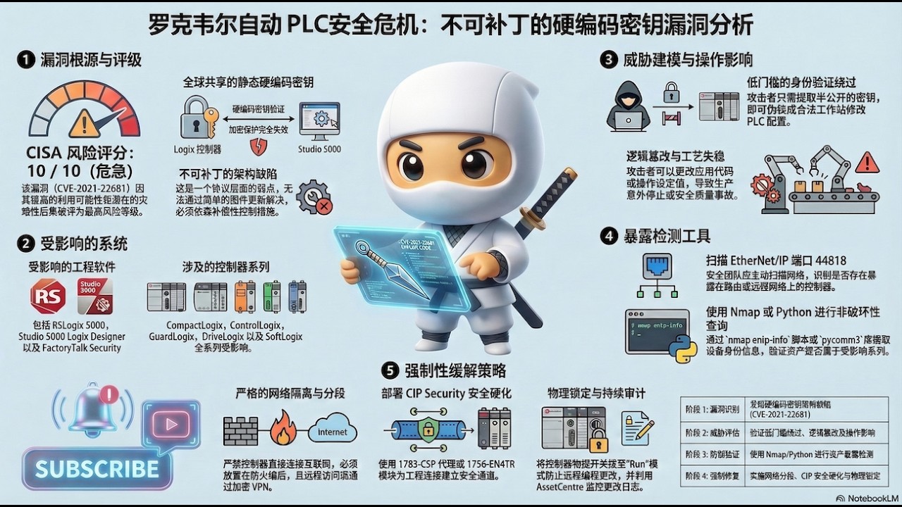 阻止罗克韦尔PLC攻击：CVE-2021-22681的检测与缓解 #网络安全 #漏洞