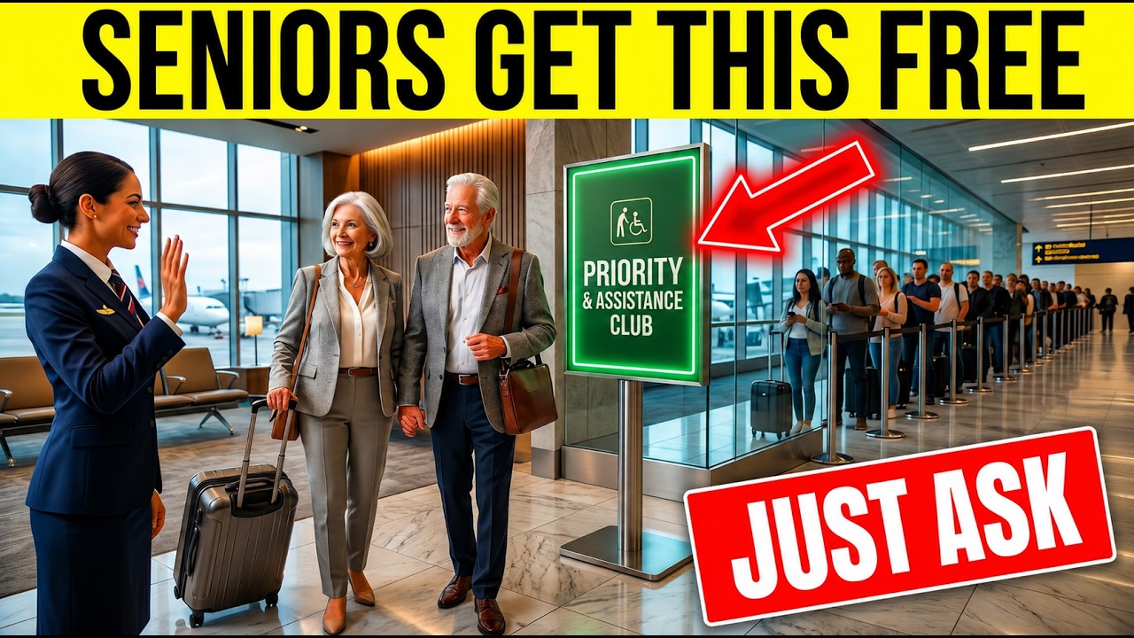 Flying Over 60? 11 Hidden FREE Airline Perks You Should Always Request