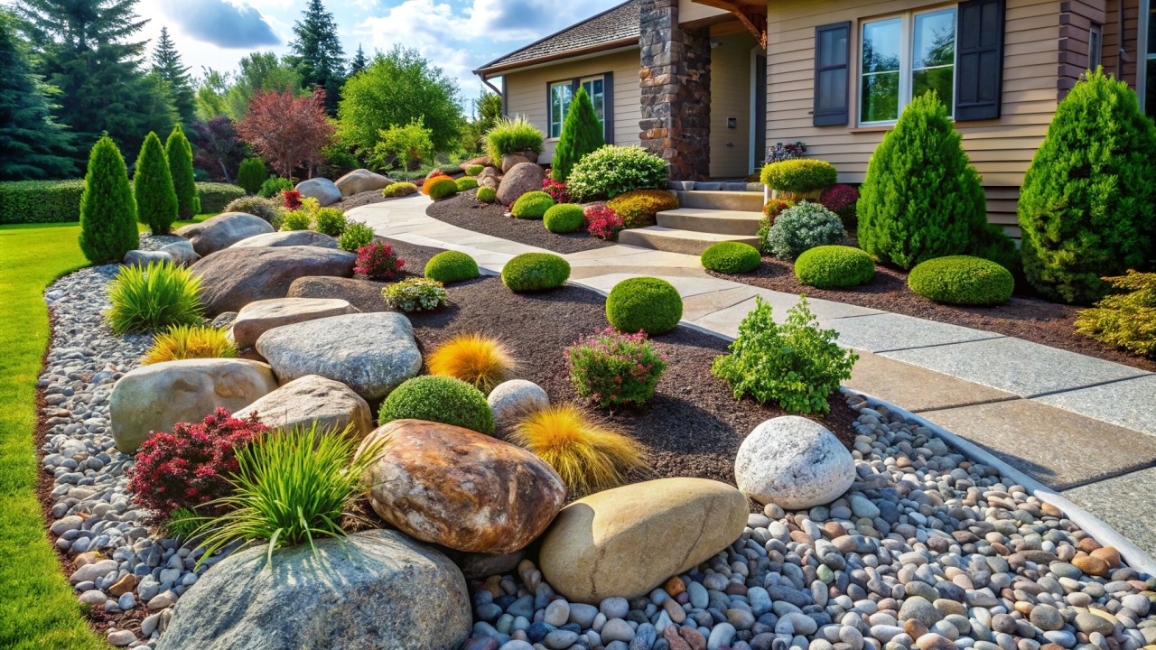 Simple Landscaping Ideas for Rocks and Boulders |  Rock Your Curb Appeal