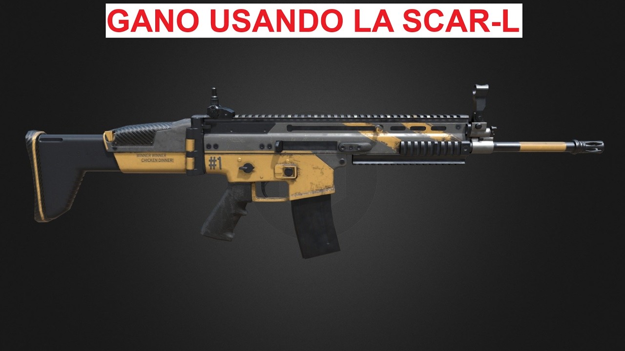 GANO USANDO LA SCAR L - PLAYERUNKNOWN'S BATTLEGROUNDS - ESPAÑOL 2K