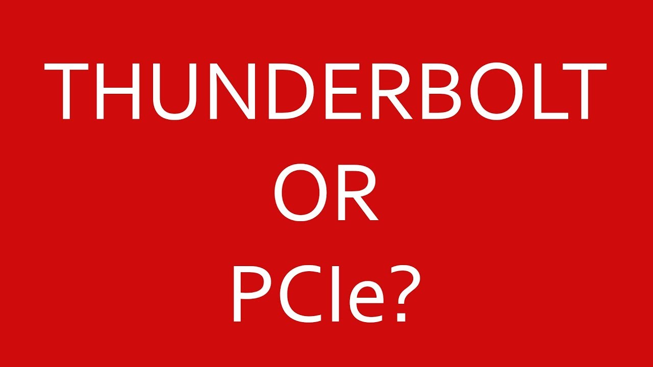 Thunderbolt vs PCIe Audio Interfaces for Windows