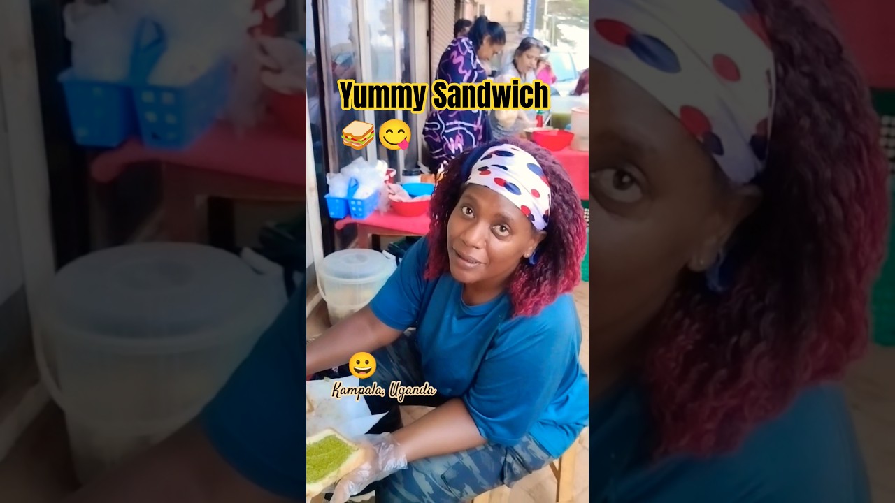 #sandwich 🥪😋 made by Ugandan 😀 #ugandans #local